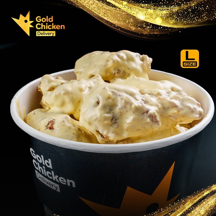 18 шт крыльев в сырном соусе