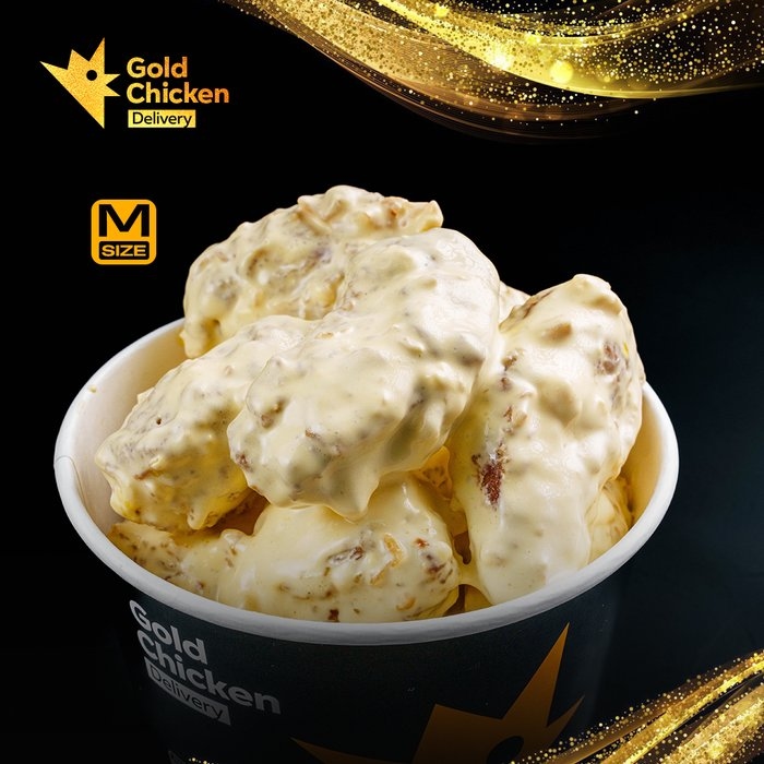 10 шт крыльев в сырном соусе