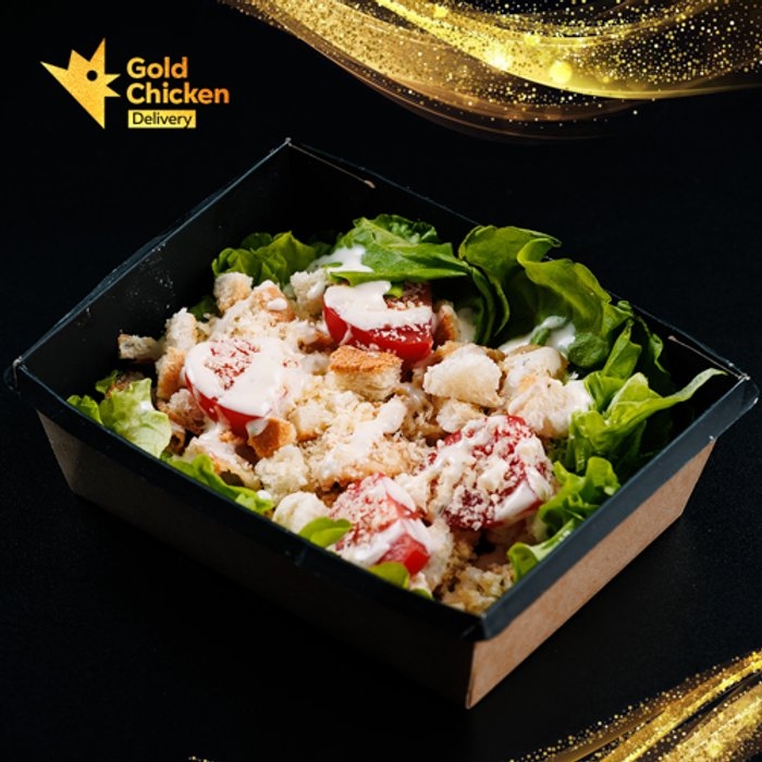 Салат Цезарь с курицей